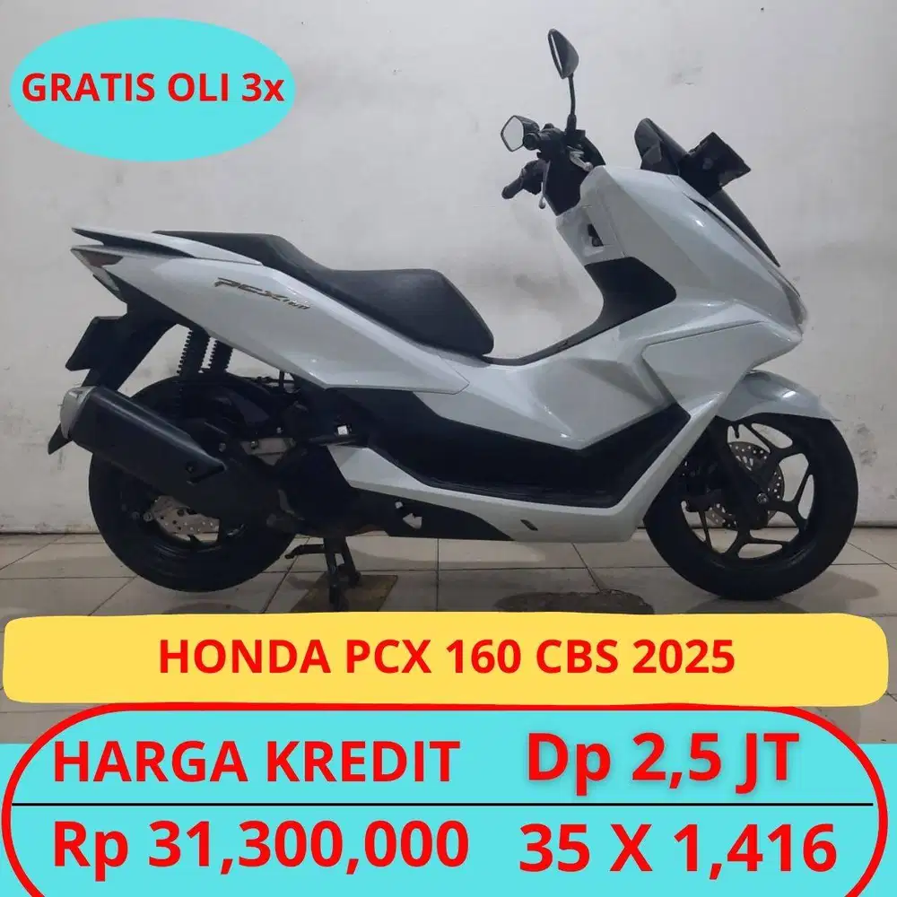 HONDA PCX 160 CBS 2025 DP HANYA 2,5 JT GUYSS