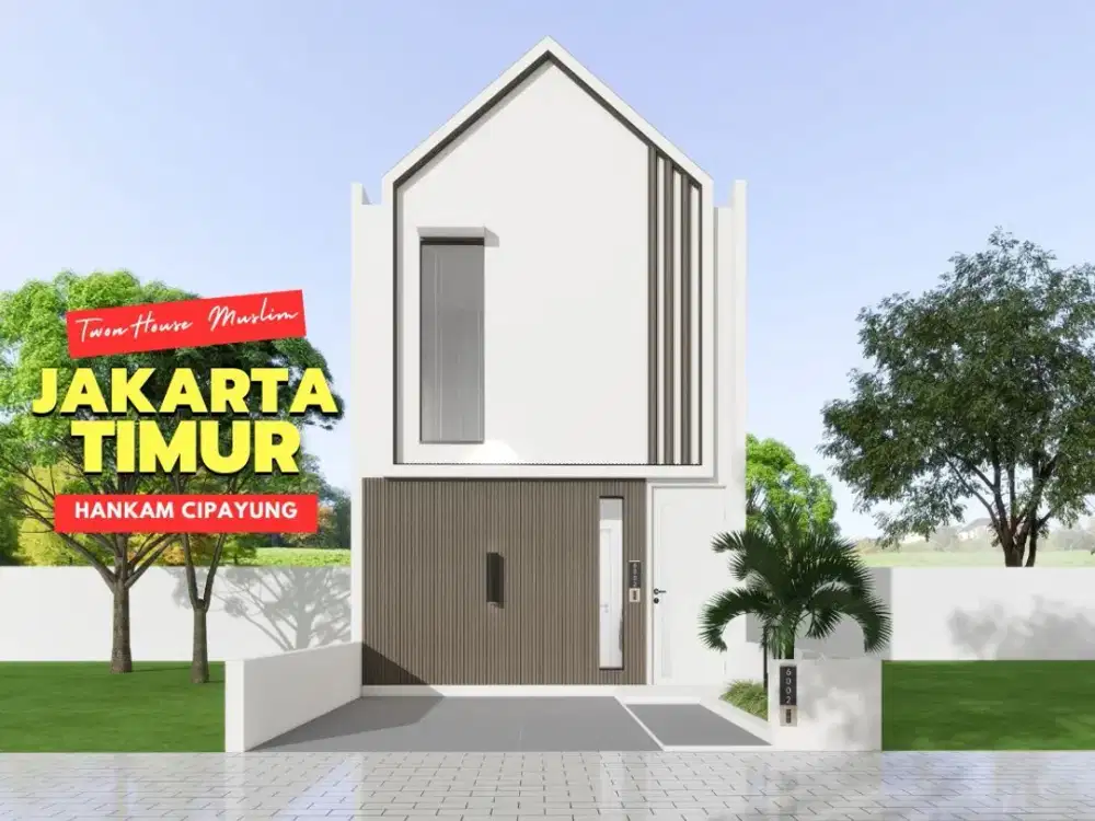 Dijual Rumah Syariah Jakarta Timur, Hankam Cipayung, dekat TOL, Taman Mini, Kampus Paramadina dan Bebas Banjir