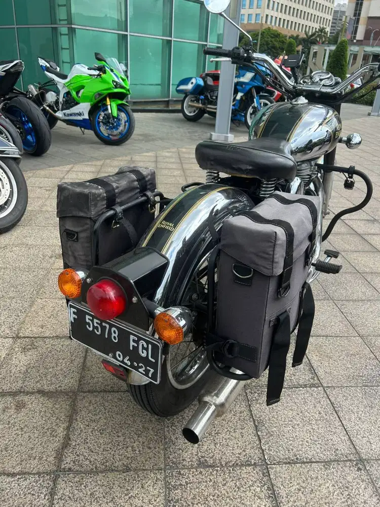 ROYAL ENFIELD CLASSIC 500 CHROME GREEN SUPER RARE