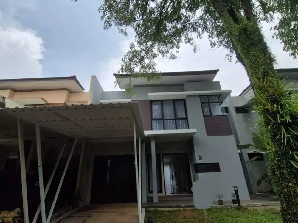 Rumah Rindang Cluster Ritzone The Icon Bsd City 2 Lantai Hadap Selatan