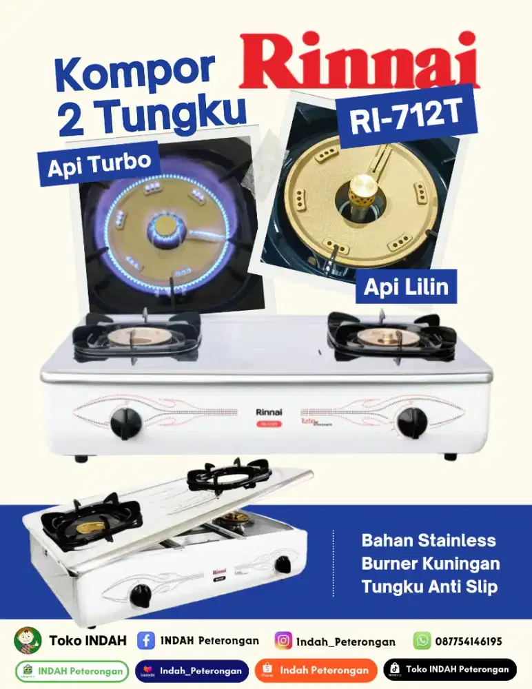 Kompor Gas Rinnai RI 721 T