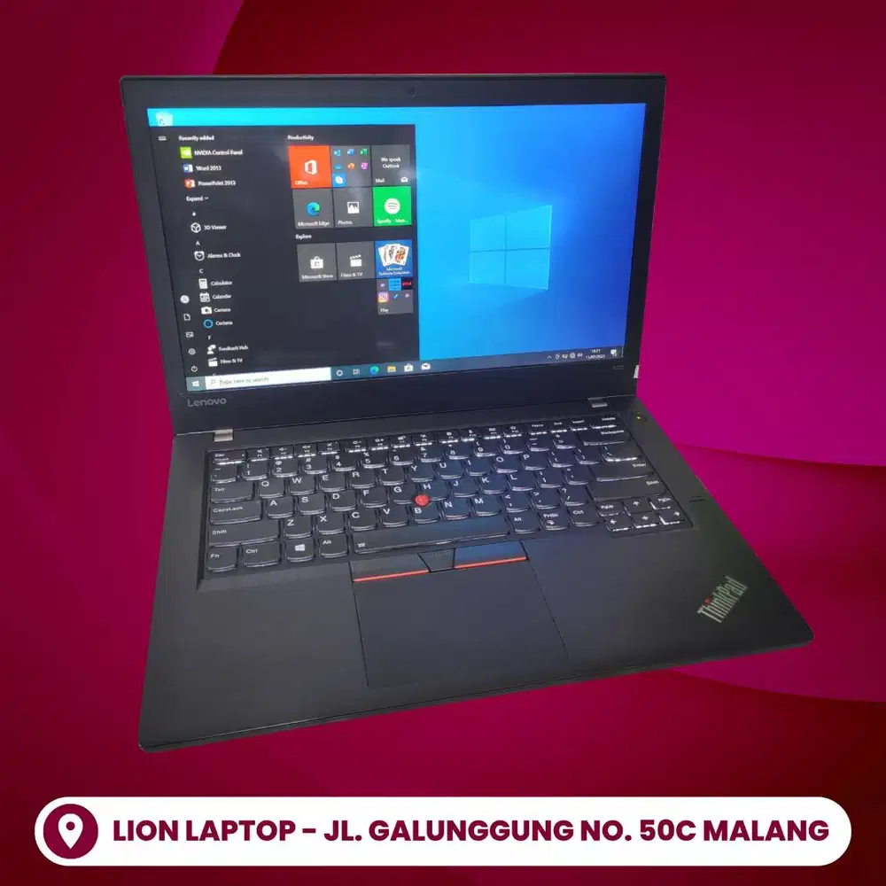 RAM 8GB SSD 256GB i5 Touchscreen Lenovo Thinkpad T470 [22|12]