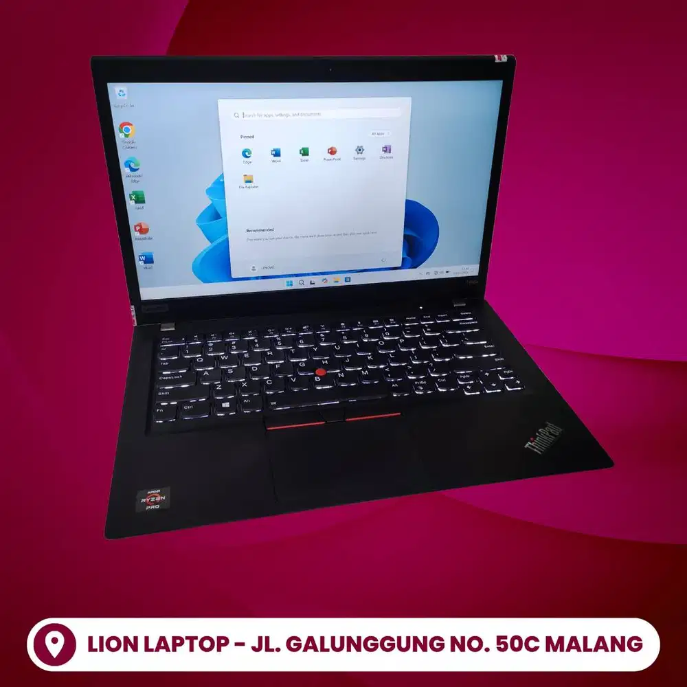 AMD Ryzen 7 PRO 4Ghz 16/256 VGA 2GB Lenovo Thinkpad T495s [22|12]