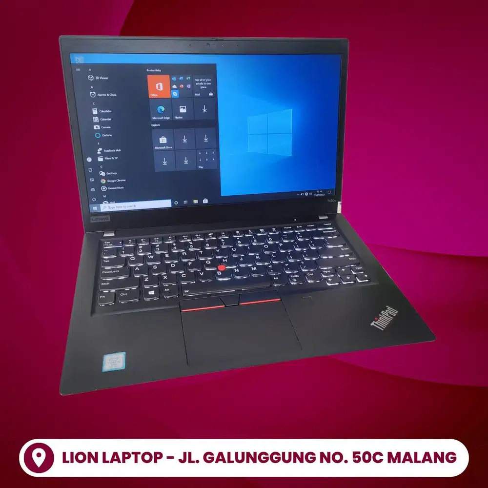 RAM 16GB SSD 512GB Core i5 Slim Lenovo Thinkpad T490s [22|12]