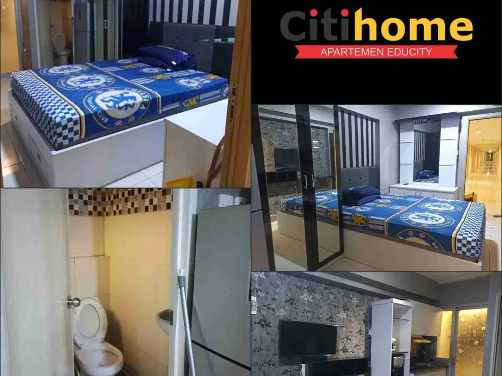 Sewa Harian Studio apartemen educity by citihome