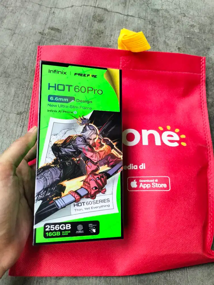JUAL AJA INFINIX HOT 60 PRO KONDISI BARU 8/256GB hitam