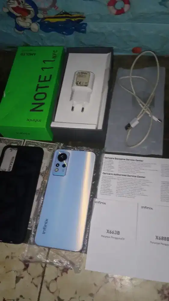 infinix note 11 nfc 6+3/128 fullset