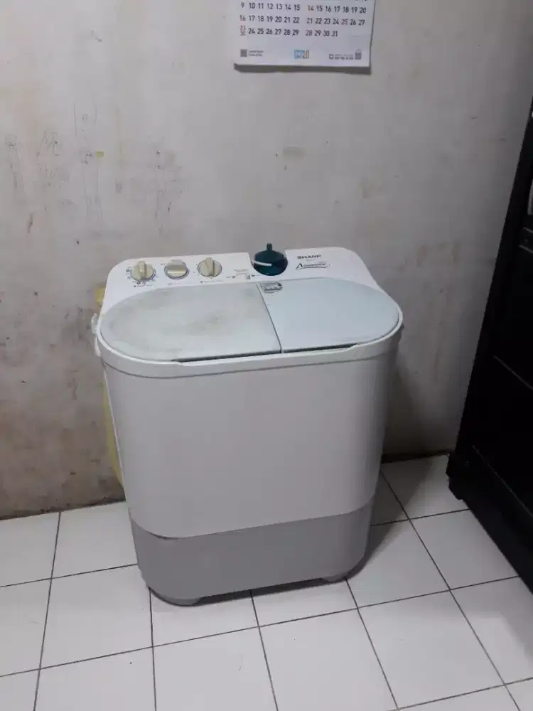 Mesin cuci sharp 2tabung 8kg