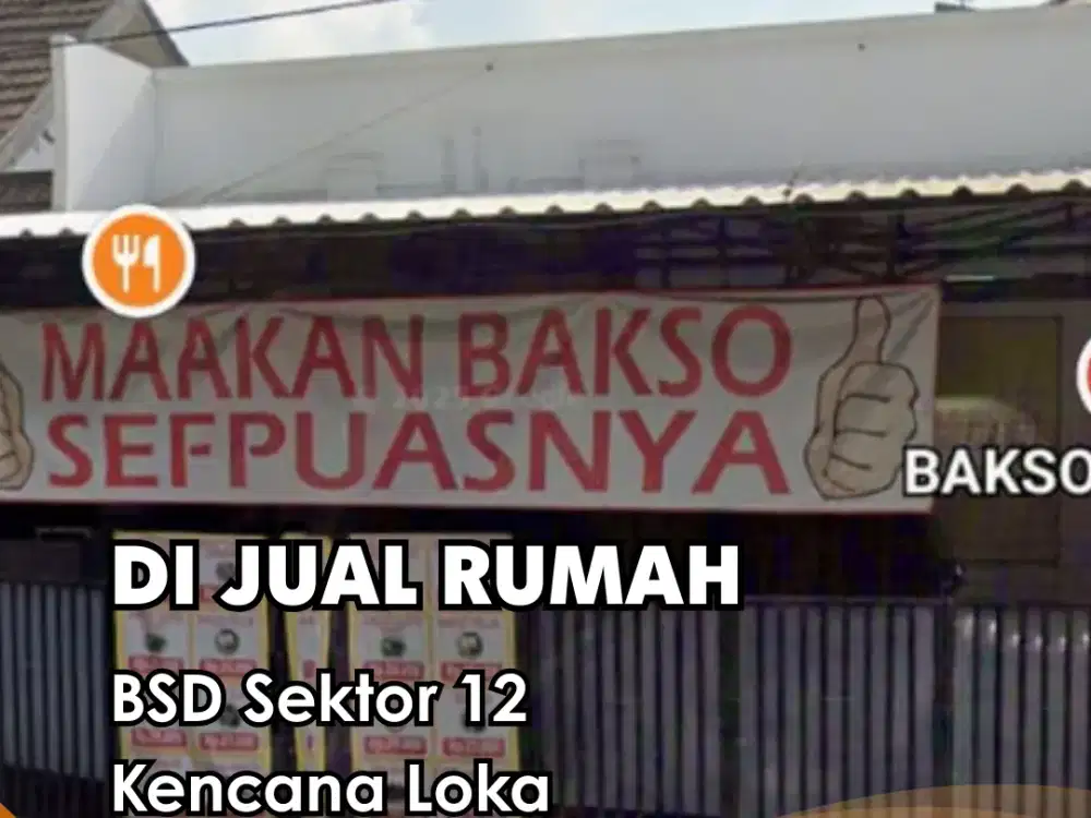 Dijual !!! Rumah BSD Sektor 12 Kencana Loka