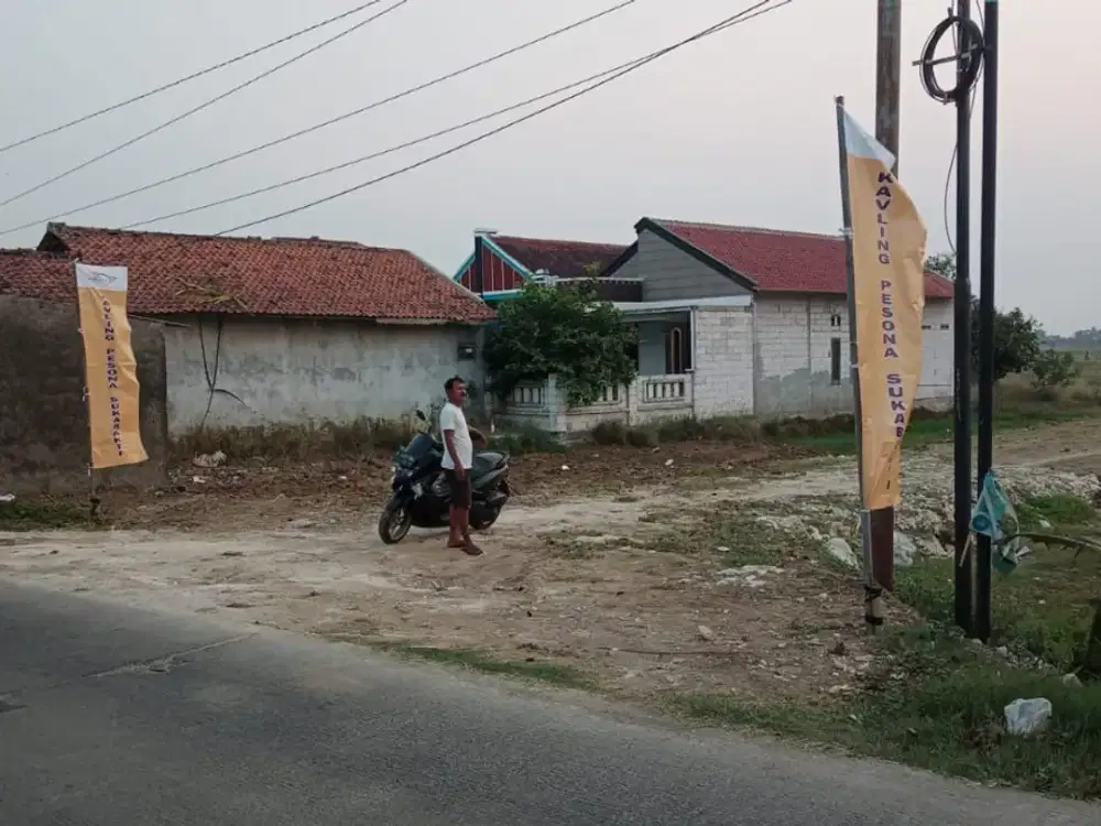 Tanah datar luas 17681 m2 di sukabakti Tambelang Cikarang Kab Bekasi
