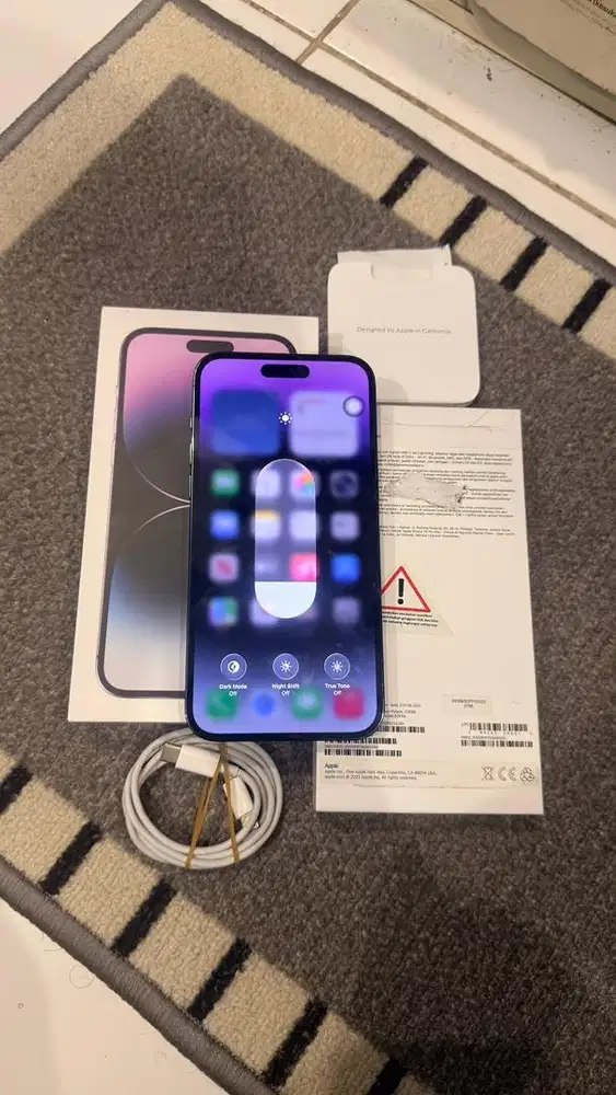 Iphone 14 Promax 128GB Deep Purple Resmi Ibox Lengkap