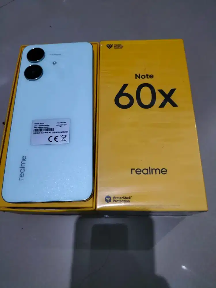 Realme note 60x  4+8/64 Segel Ori Mullus perfek