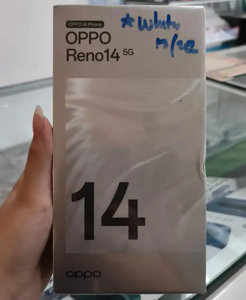 OPPO Reno 14 5G 12GB+256GB White NEW Garansi Resmi Indonesia
