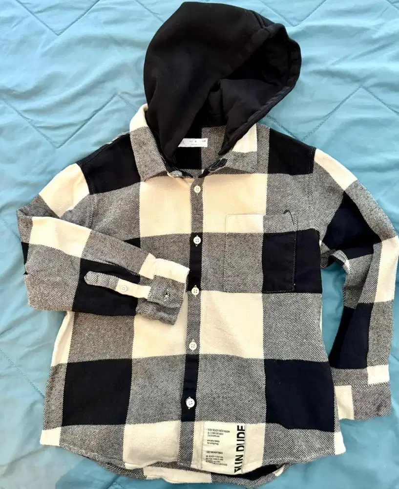 Atasan anak zara•zara kids preloved•kemeja anak laki laki•baju winter
