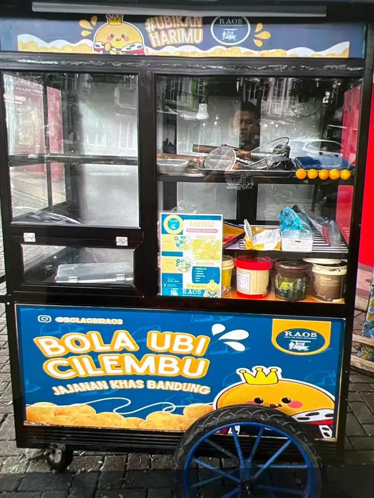 Jual Gerobak Almunium Kondisi Bagus