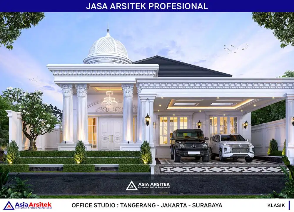 Jasa Arsitek Desain Rumah di Tangerang Desain Rumah 260 m2