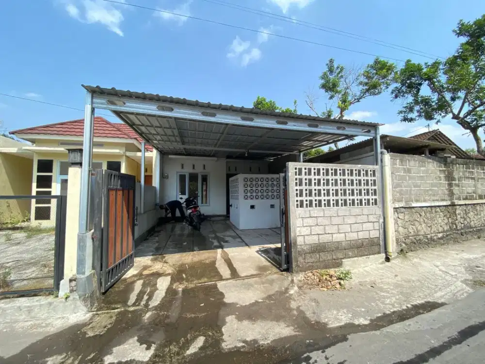 Rumah Lingkungan Asri Di Prambanan Harga 300Jt-an, 7 menit ke Jl Jogja Solo