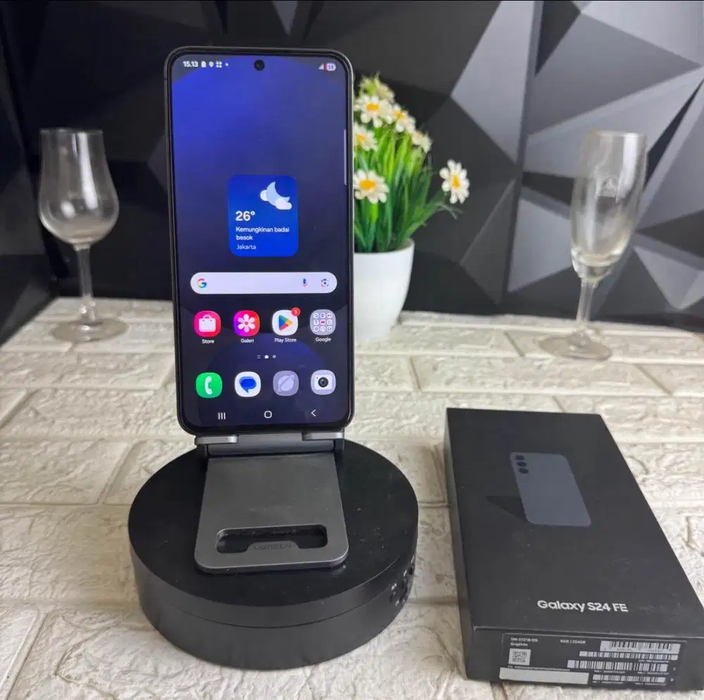 Samsung S24 FE graphite Ex Garansi Resmi SEIN 8/256GB
