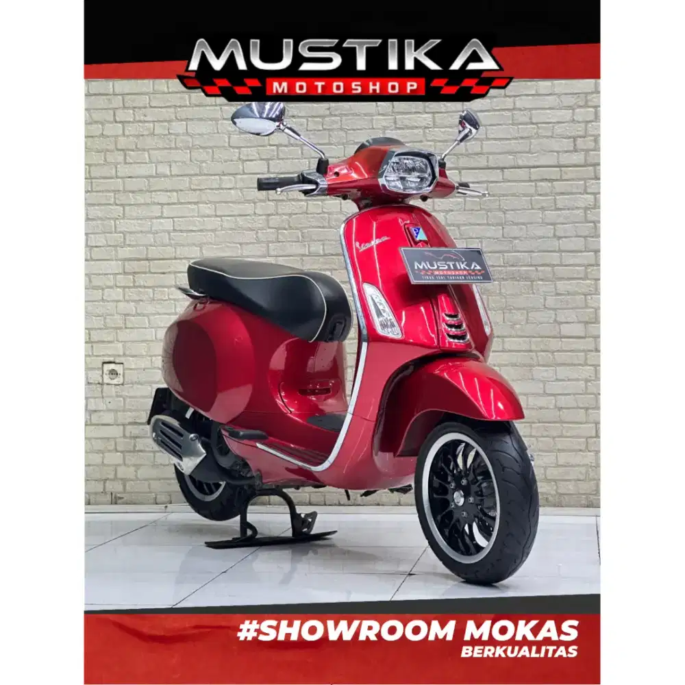 Perfect Condition!!Vespa Sprint ABS Led 2021 Plat Jatim Mulus-Mustika