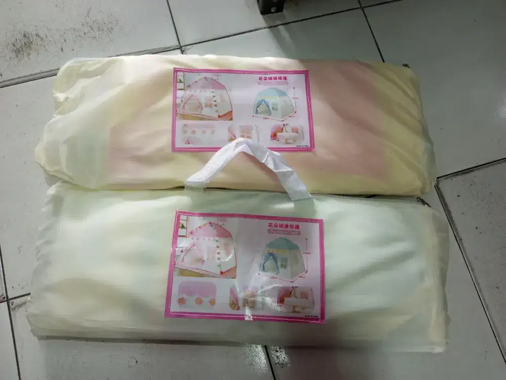Mainan anak tenda castle kotak