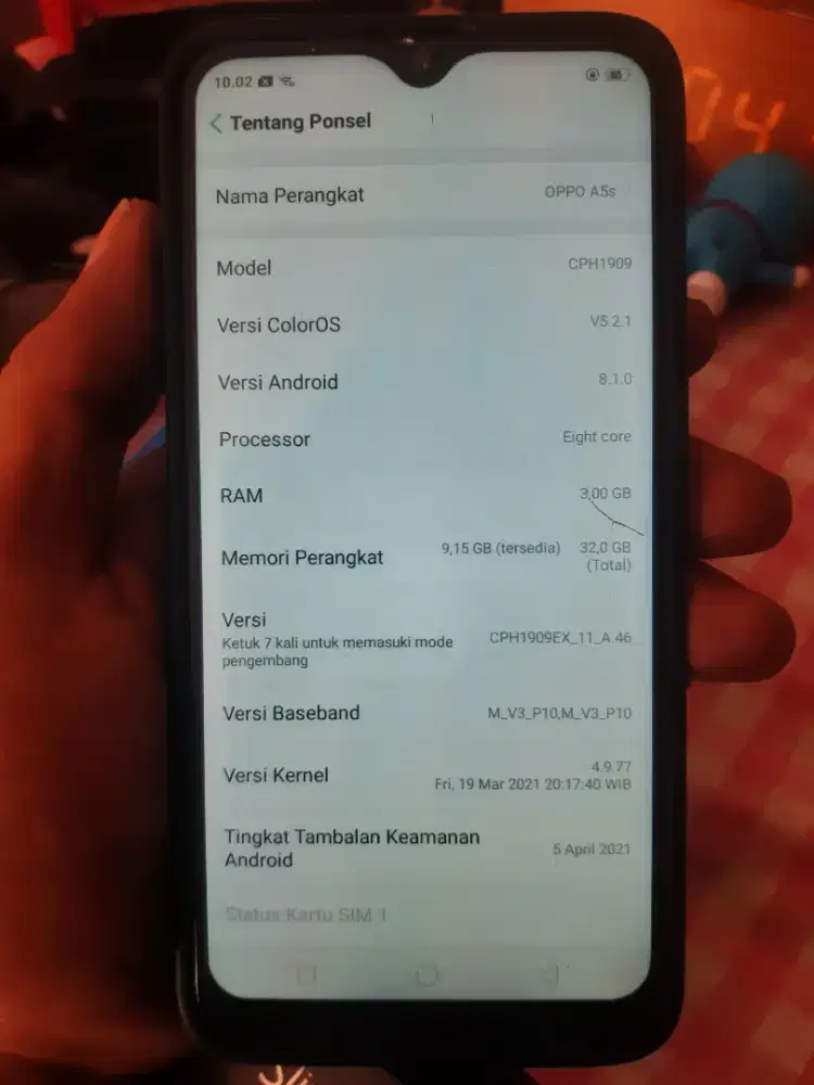 Oppo a5s ram 3 lcd ori