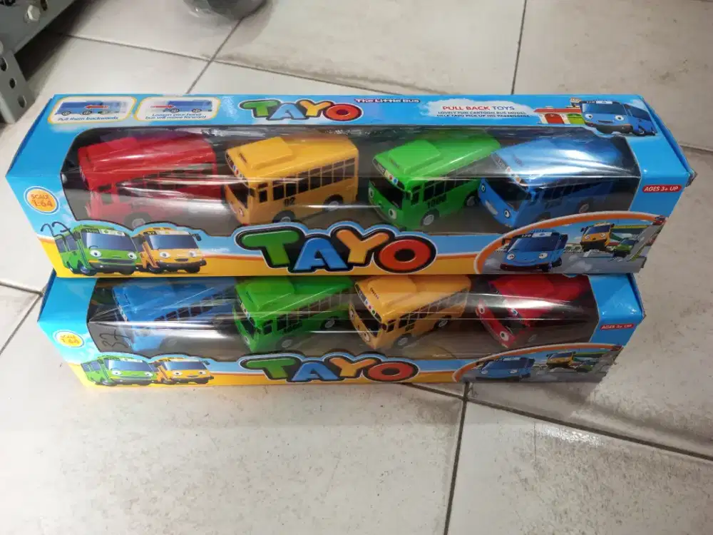 Mainan anak bis Tayo isi 4
