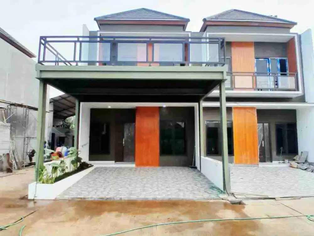 Hunian modern lokasi pinggir jln ry jatiwarna ready stok Akses 2mobil dkt tol Jatiwarna