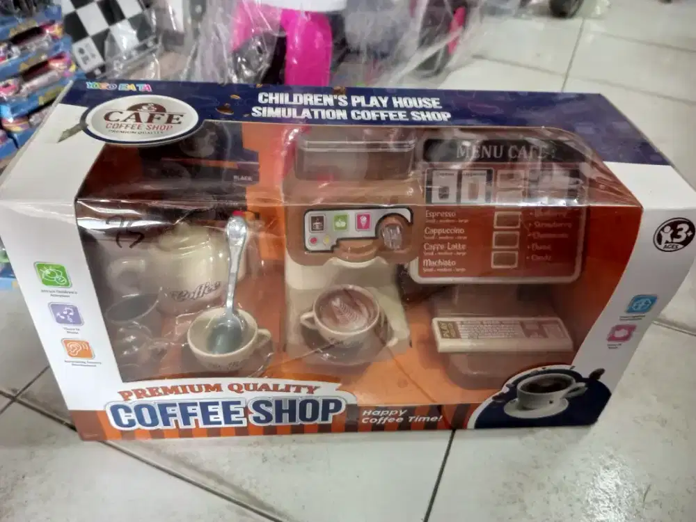 Promo!! Mainan anak coffe shop set