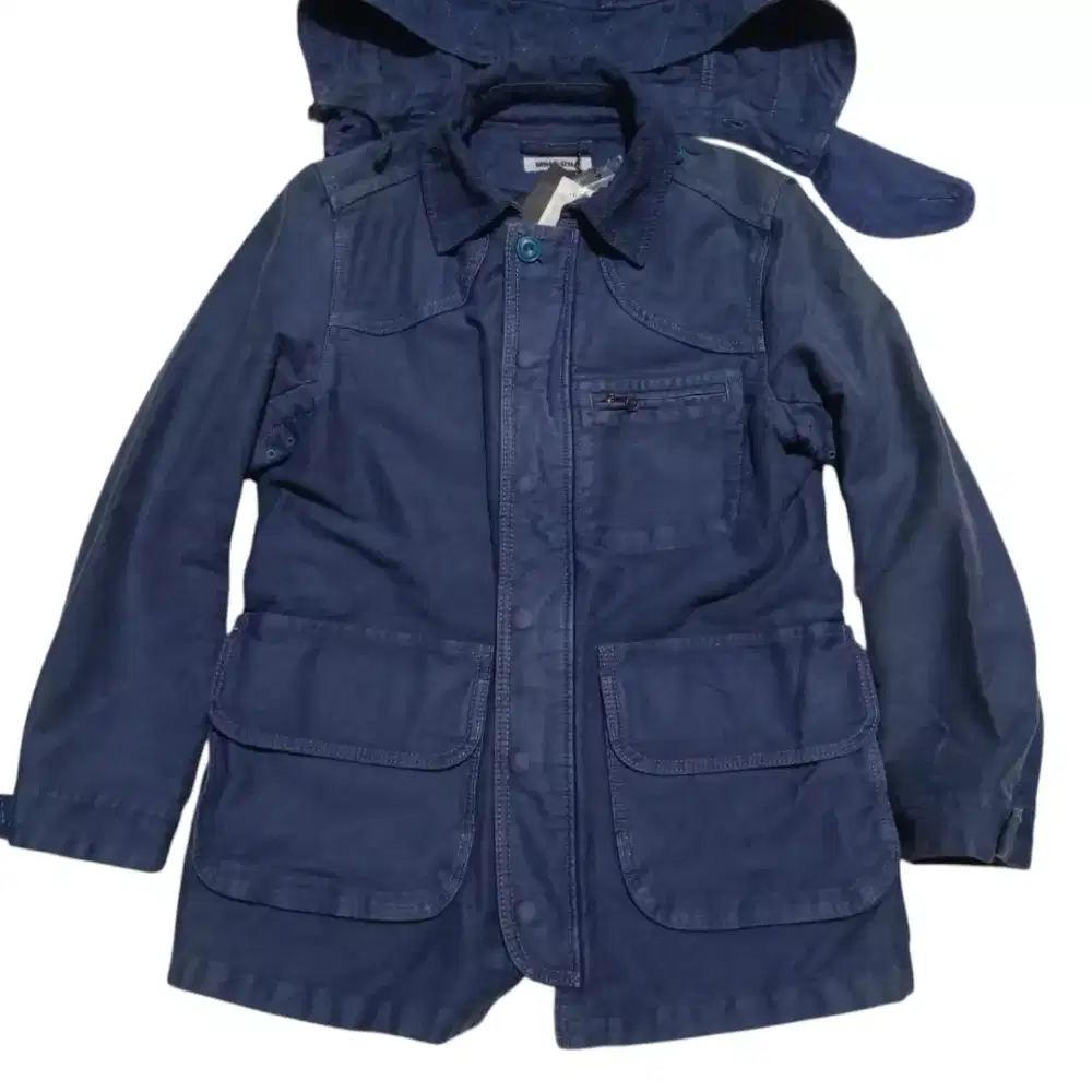 MIN@RNA Canvas Outer/Chore Hoodie Jacket JAPAN