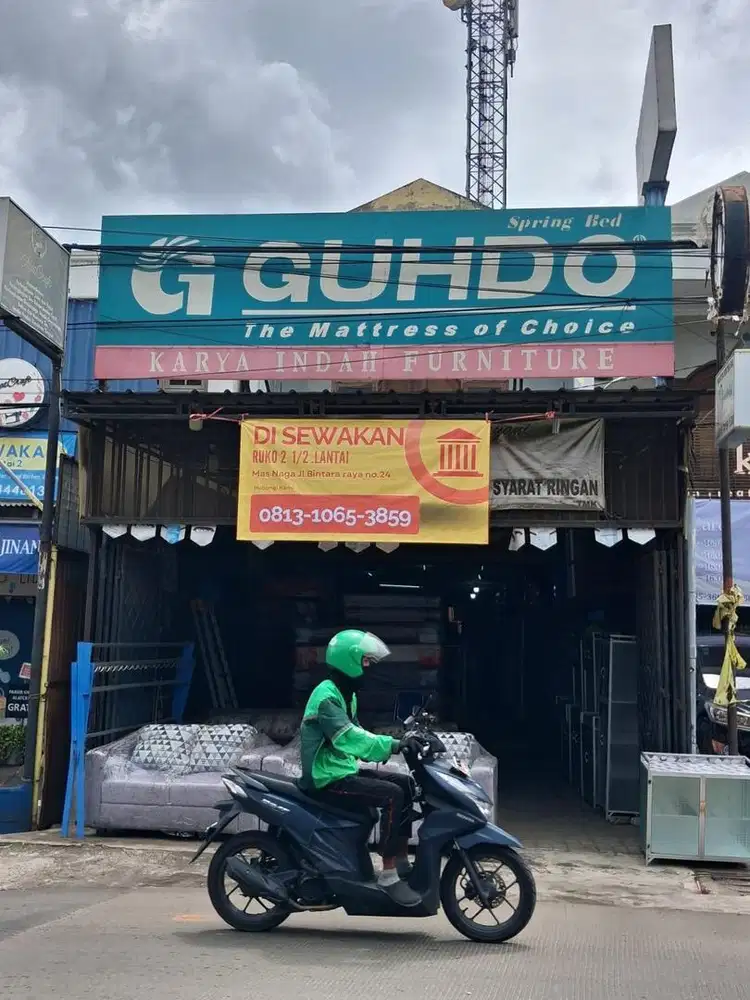 DISEWAKAN RUKO 2,5 Lantai Jl Raya Bintara lokasi strategis