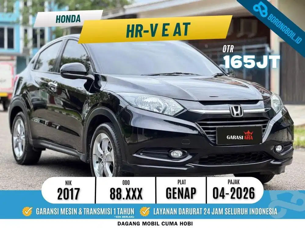 Honda HRV E AT Hitam 2017
