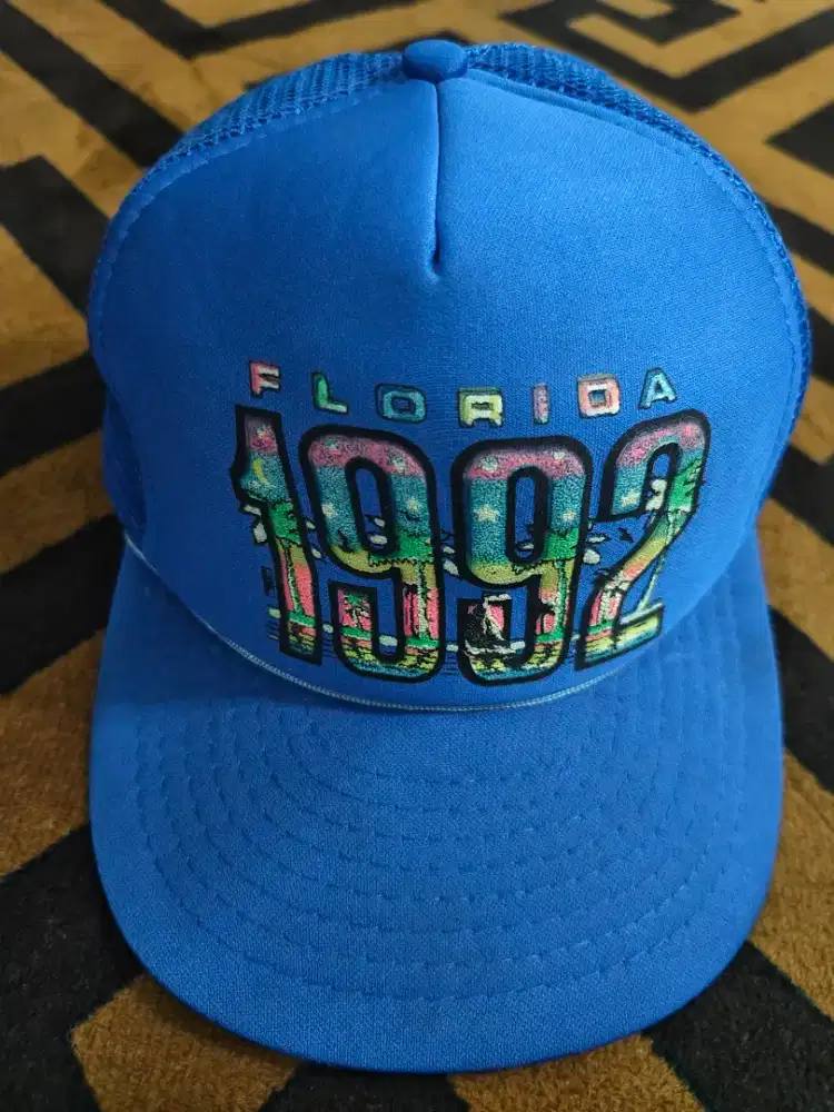 Topi jaring Florida 1992 vintage