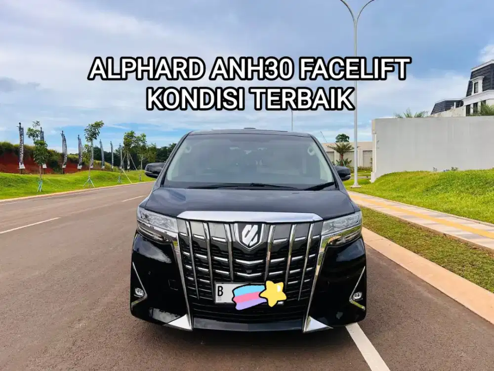 HARGA CASH TOYOTA ALPHARD G AT 2018 FACELIFT KONDISI TERBAIK