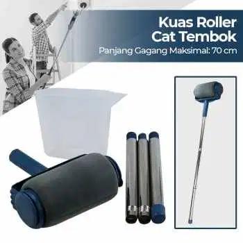 Kuas Roll Cat Tembok Paint Roller Brush 8.5cm