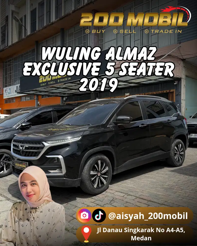 Wuling Almaz Exclusive 5 Seater 2019