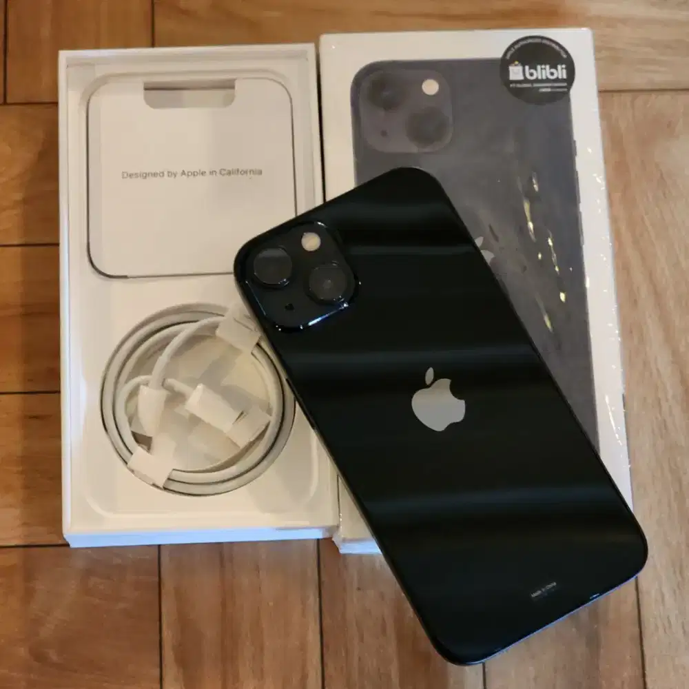 Iphone 13 128gb midnight garansi resmi blibli november 2026