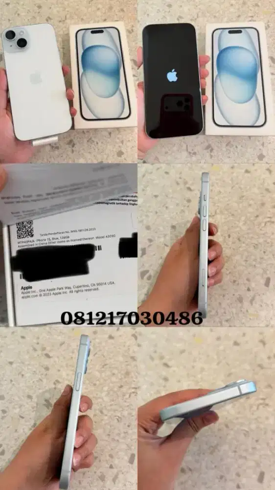 Iphone 15 basic 128 blue (IBOX)