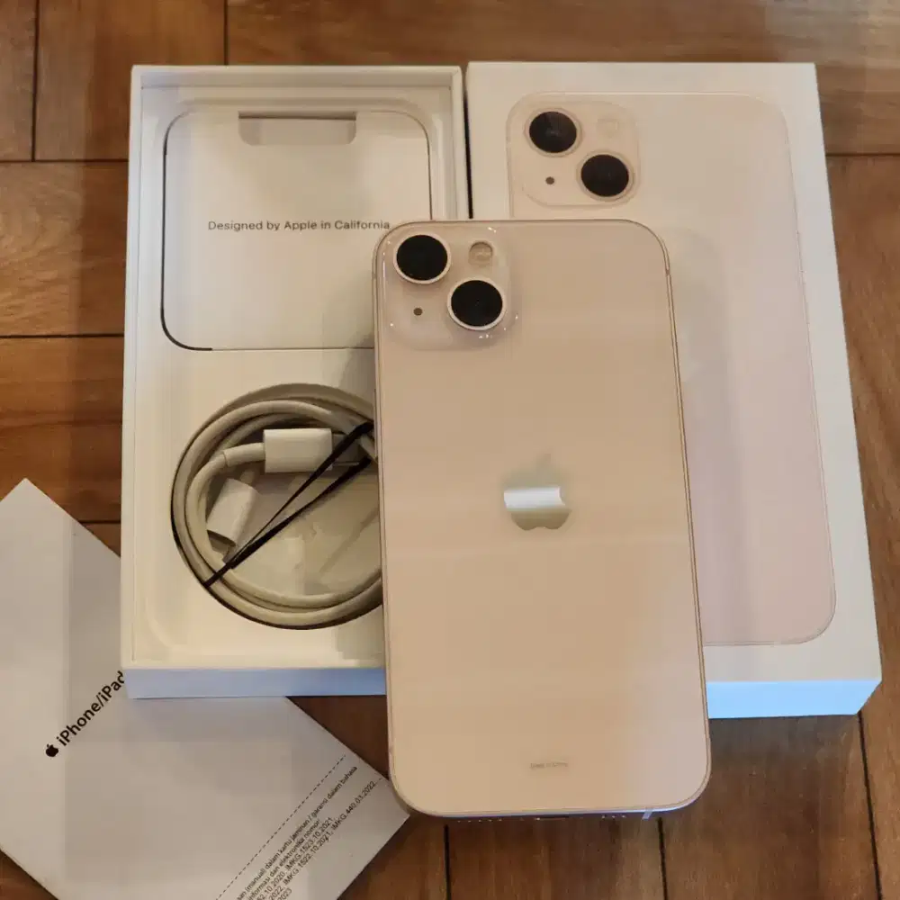 Iphone 13 128gb pink ex garansi resmi ibox