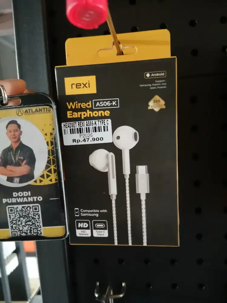 HEADSET  REXY AS-06 K TYPE C |ATLANTIS DAHSYAT