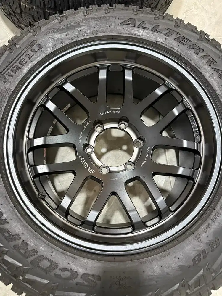 Velg Rays A Lap 07X R18 warna Matte Translucent Black