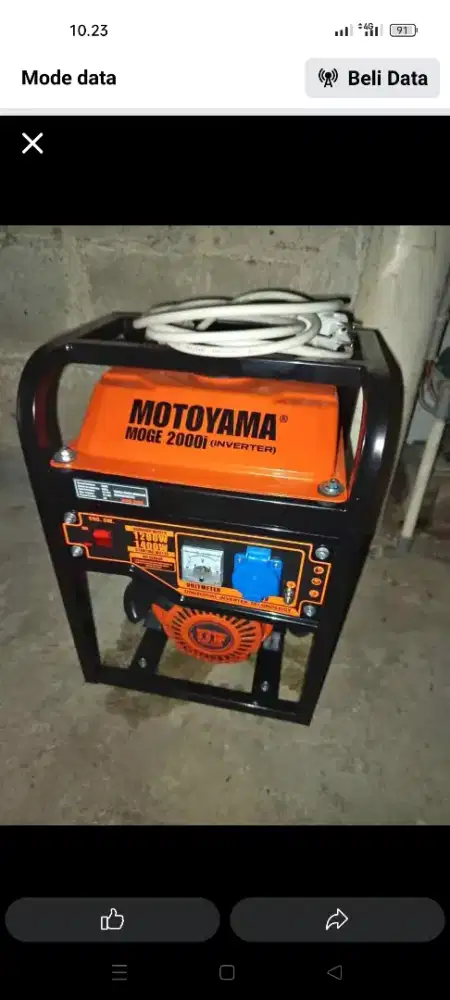 Genset motoyama, baru