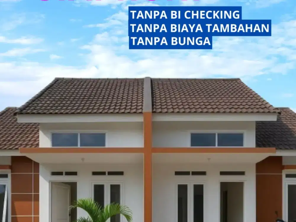 Rumah Siap Huni 10 Menit Pasar Parung Bogor Cicilan Flat Tanpa Bunga