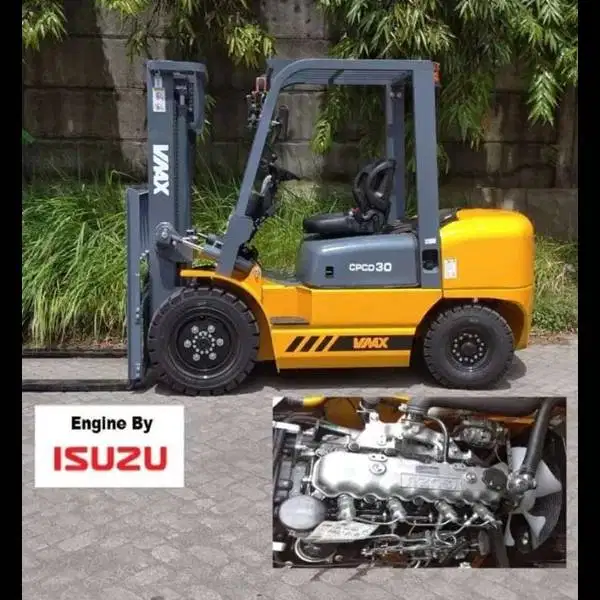 Forklift Diesel VMAX Semarang Pilih Mesin Isuzu atau Mitsubishi