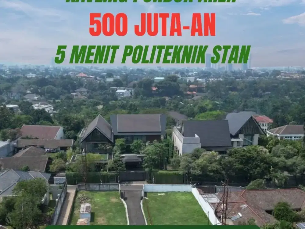 Dijual Murah Tanah Kavling Strategis 5 Menit Politeknik Stan Bintaro