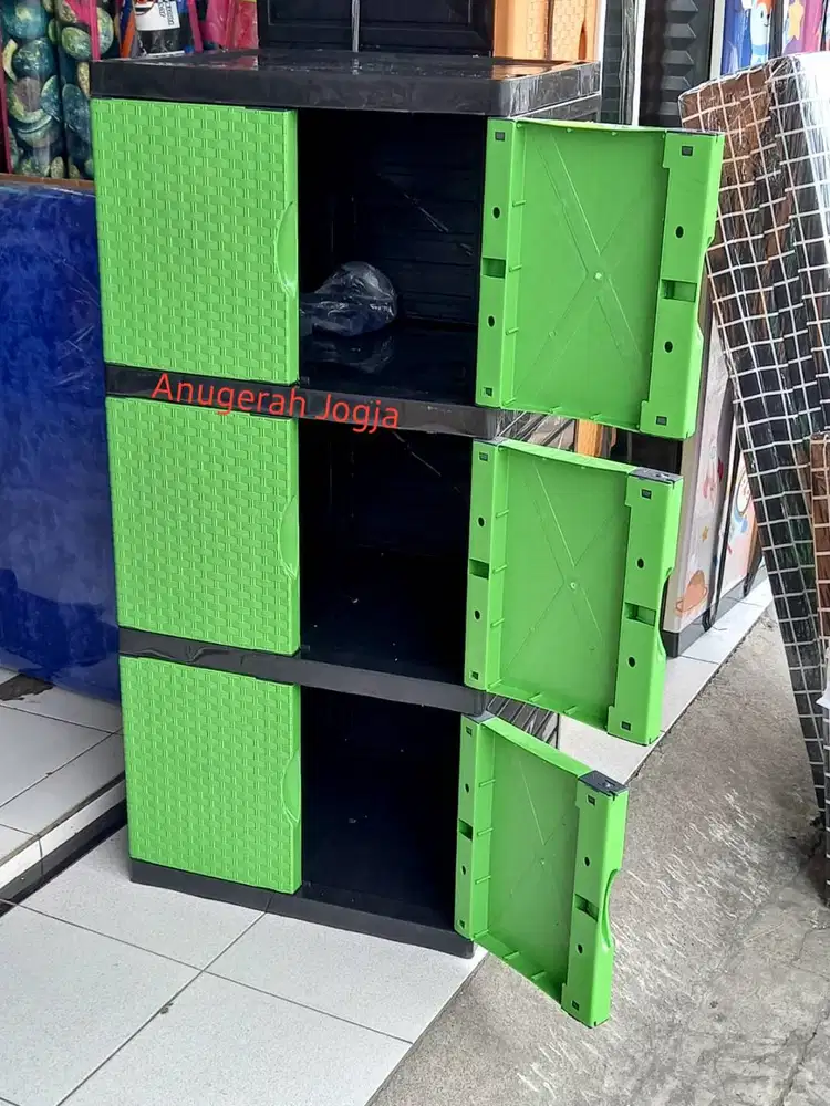 lemari plastik brio susun 3