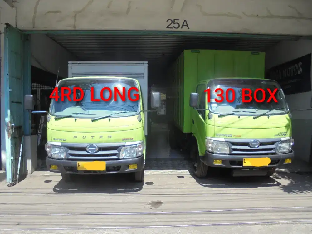 HINO DUTRO 2013 4RD LONG BOX & 2014 130MD BOX ISTIMEWA#DYNA#CANTER#ELF