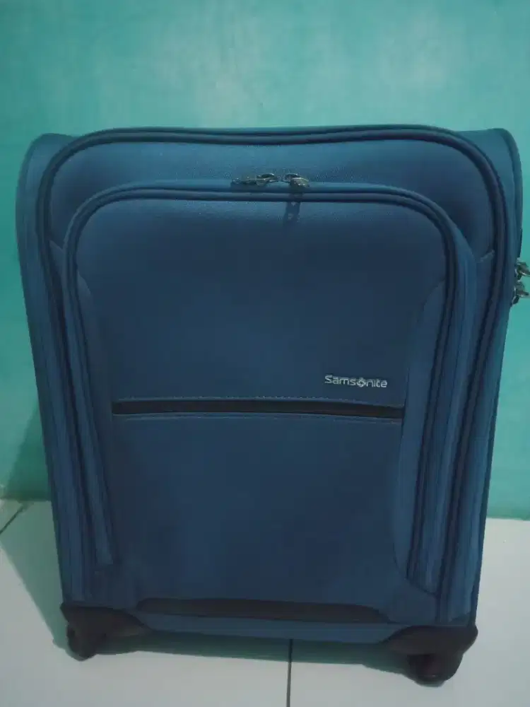 Koper Samsonite 100% original tipe optimum cabin size 18 inchi TSA loc