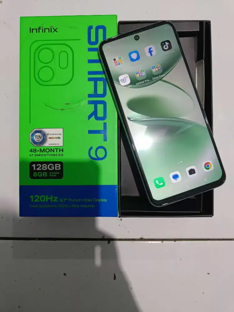 Infinix Smart 9 4+4/128GB Fullset