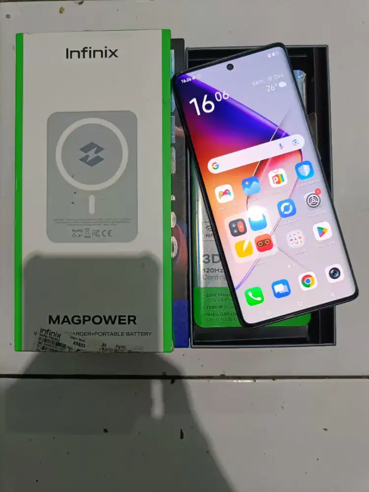 Infinix Note 40S 8+8/256GB Fullset