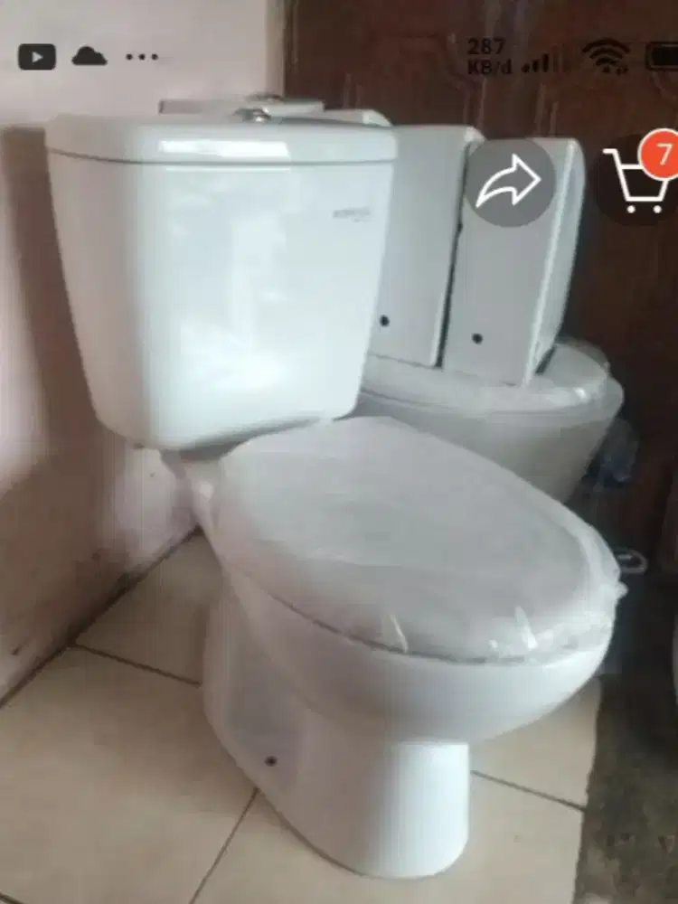 Di jual closet duduk baru